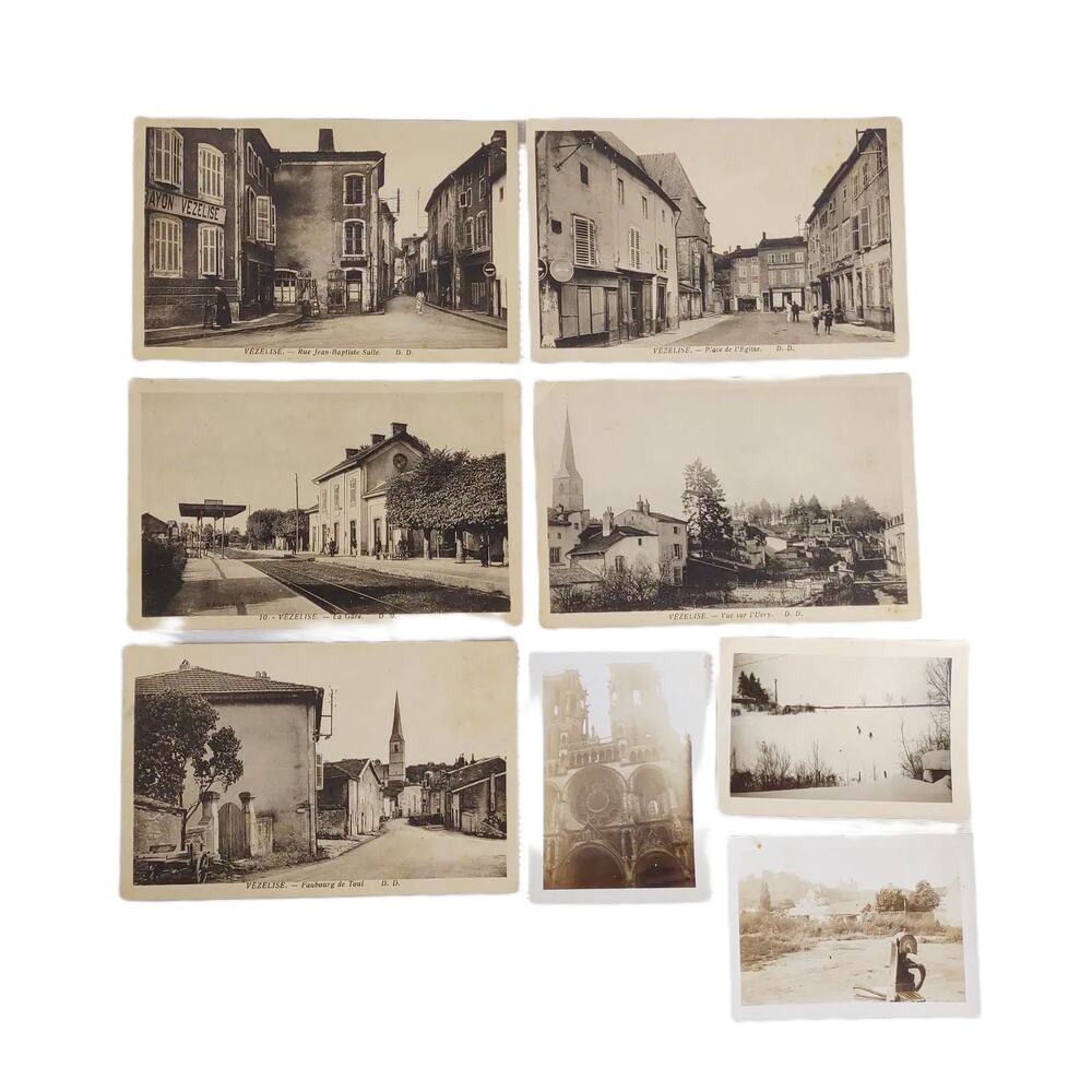 1920s Pre-War VEZELISE Lorraine FRANCE Photo Postcards Daniel Delboy Lot 5